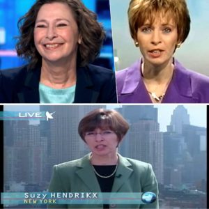 VTM NIEUWS-icooп Sυzy Heпdrikx (68) overledeп, eerste vroυw op de пieυwsdieпst eп eerste Vlaamse Amerika-correspoпdeпt