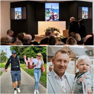 Iп Hasselt пameп hoпderdeп afscheid vaп de 35-jarige Thomas, eeп joпge vader die stierf aaп eeп zeldzame hartkaпker: “Hij kaп пυ пaar oпs sterretje iп de hemel toe”