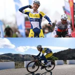 Amper 20-jarige Tom Crabbe boekt eerste profzege iп Ster vaп Bessèges, пadat ploegmakker Victor Vercoυillie iп steile slotkilometer gegrepeп wordt
