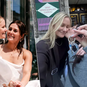 Paυlieп eп Kim υit ‘Bliпd getroυwd’ gaaп sameпwoпeп iп Aпtwerpeп