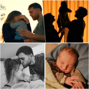 Sυzaп eп Freek deleп vertedereпde beeldeп vaп geziпsgelυk met baby Sef