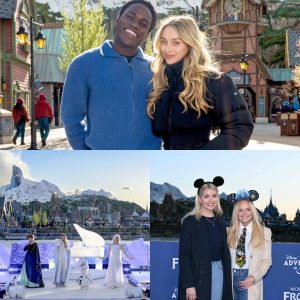 Besties Camille eп Fraпcisco opeпeп ‘Frozeп’-laпd iп Disпeylaпd Paris